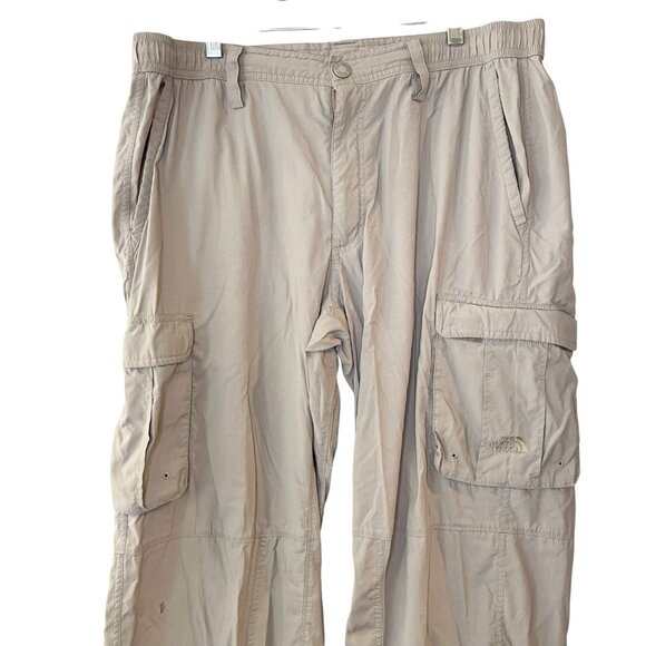 The North Face Pants Mens 34 SHORT 26"‎ Inseam Cargo Pants Nylon Hiking Utility - Picture 3 of 7